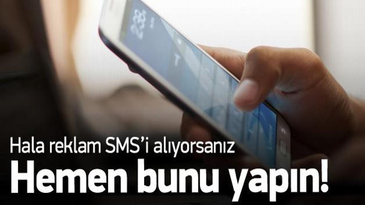 Yasağa rağmen SMS geliyorsa bunu yapın