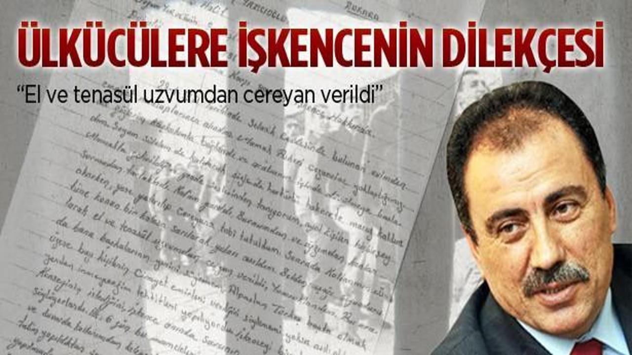 Yazıcıoğlu'nun işkenceleri anlattığı dilekçe