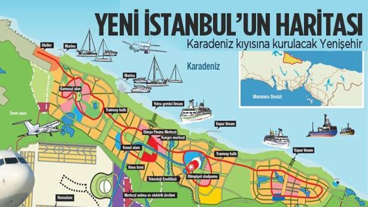 Yeni İstanbul'un planları tamamlandı
