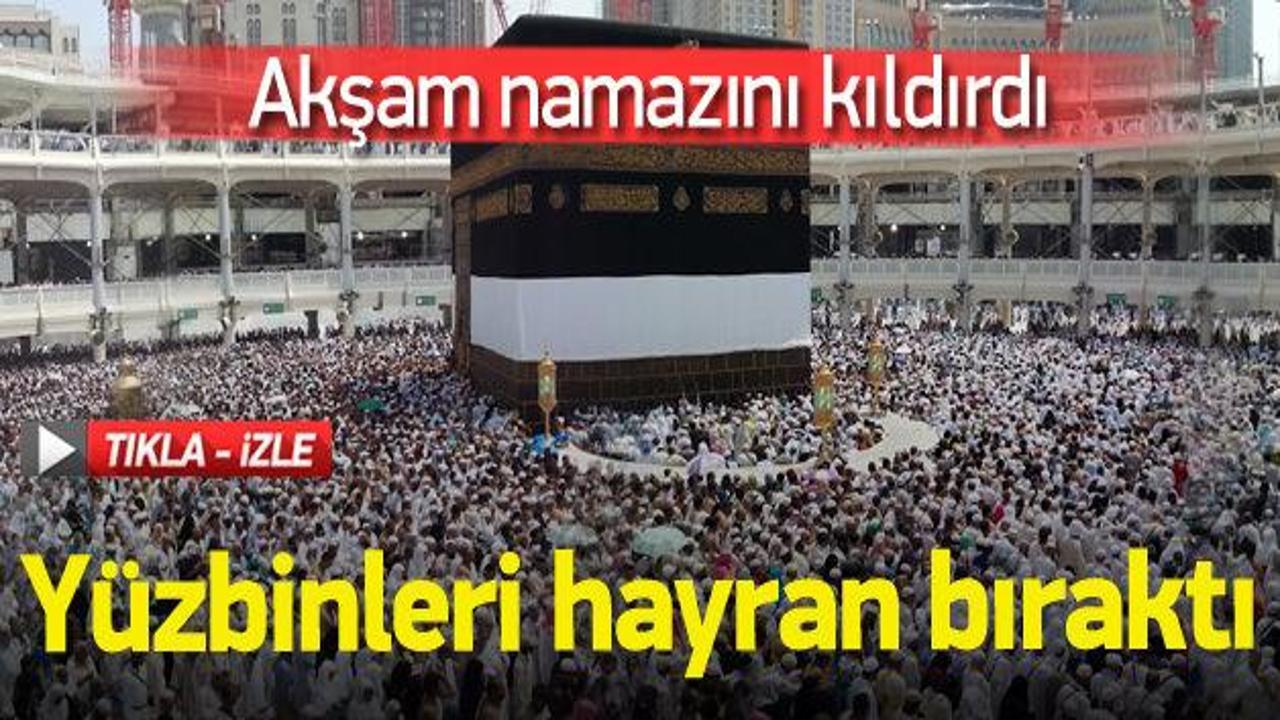 Yeni Kabe imamı y&uuml;zbinleri hayran bıraktı 