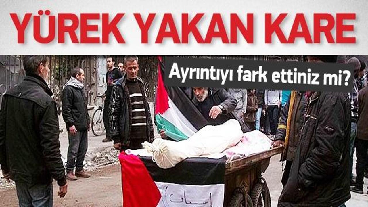 Yermuk Kampı'ndan yürek yakan fotoğraf...