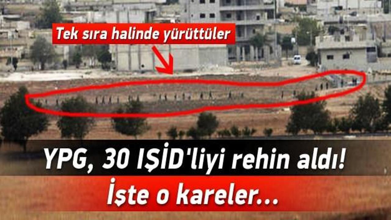  YPG, 30 IŞİD'liyi esir aldı!