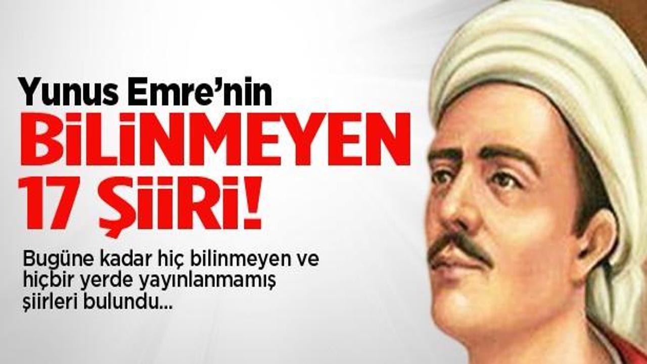 Yunus Emre'nin bilinmeyen 17 şiiri