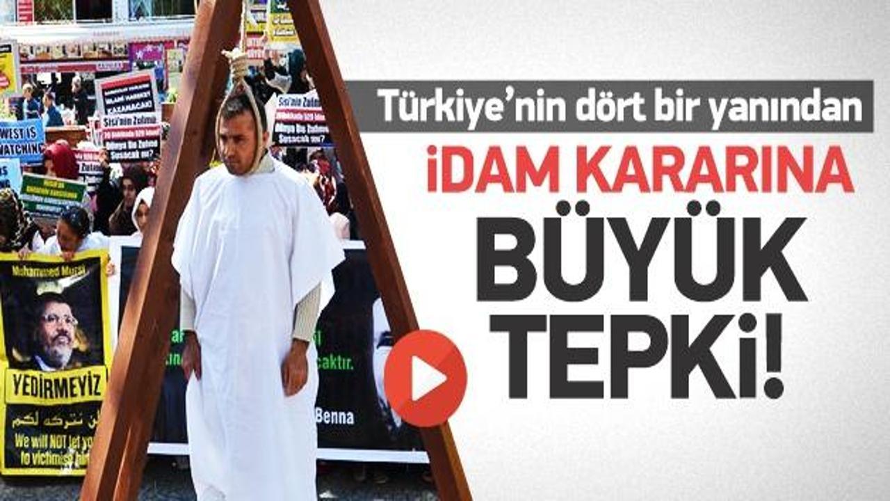 Yurdun dört bir yanında idam kararına tepki