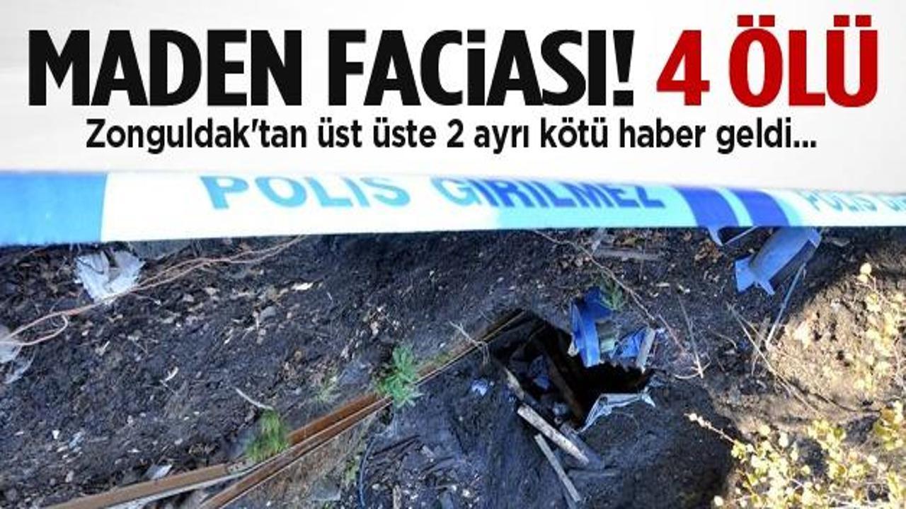Zonguldak'tan kötü haber: 4 ölü