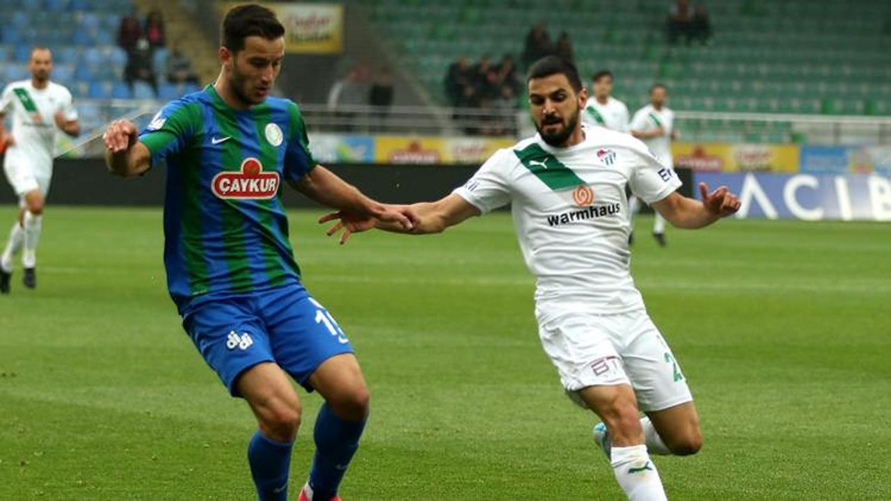 Bursaspor Ve Çaykur Rizespor 13 Yıl Sonra... - Tüm Spor Haber BİRİNCİ LİG