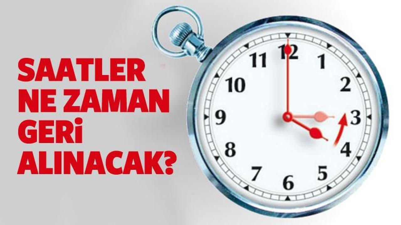 Saatler ne zaman geri alınacak? (2017) Kış saatine geçiş olacak mı? Haber 7 GÜNCEL