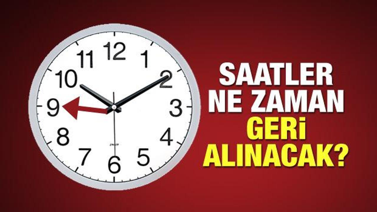 Saatler geri alındı mı? 2018 kış