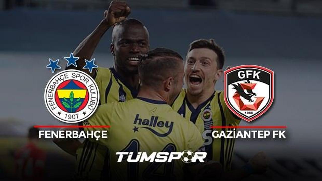 Fenerbahçe Gaziantep FK maçı geniş özeti ve golleri (BeIN Sport ...