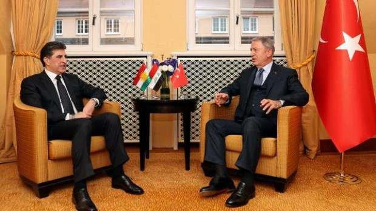 Bakan Akar, IKBY Başkanı Barzani ile görüştü - Haber 7 GÜNCEL