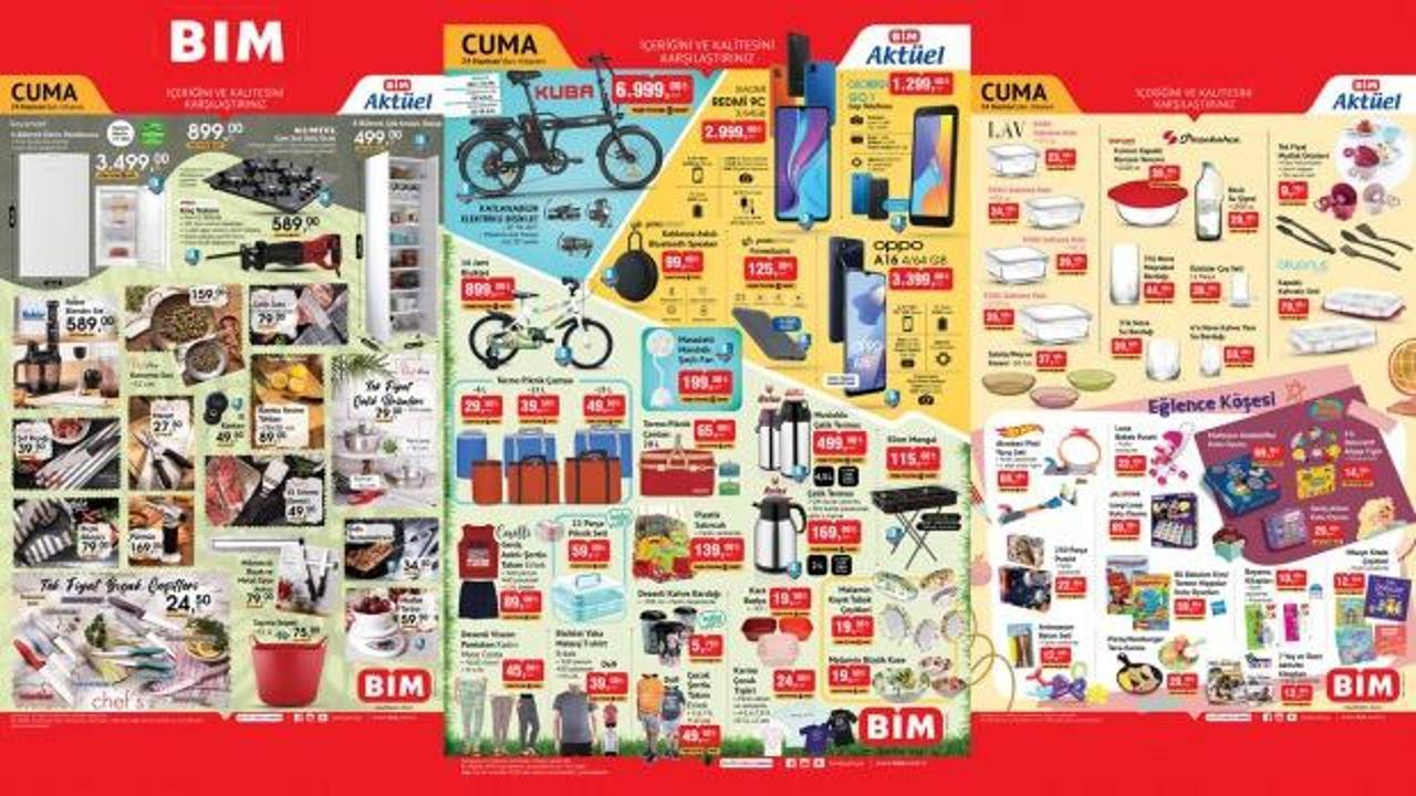 BİM aktüel 24 Haziran 2022 kataloğu! KUBA elektrikli bisiklet