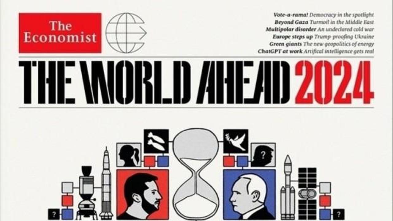 The Economist sırlarla dolu 2024 kapağını yayınladı Komplo teorileri