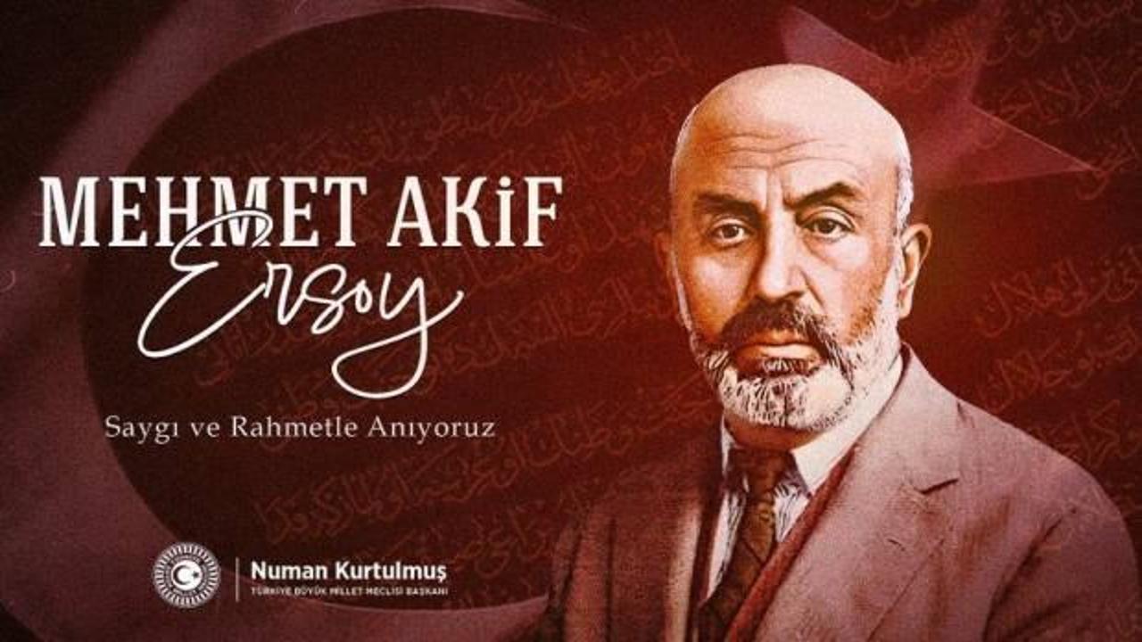 TBMM Başkanı Kurtulmuş'tan Mehmet Akif Ersoy paylaşımı - Haber 7 GÜNCEL