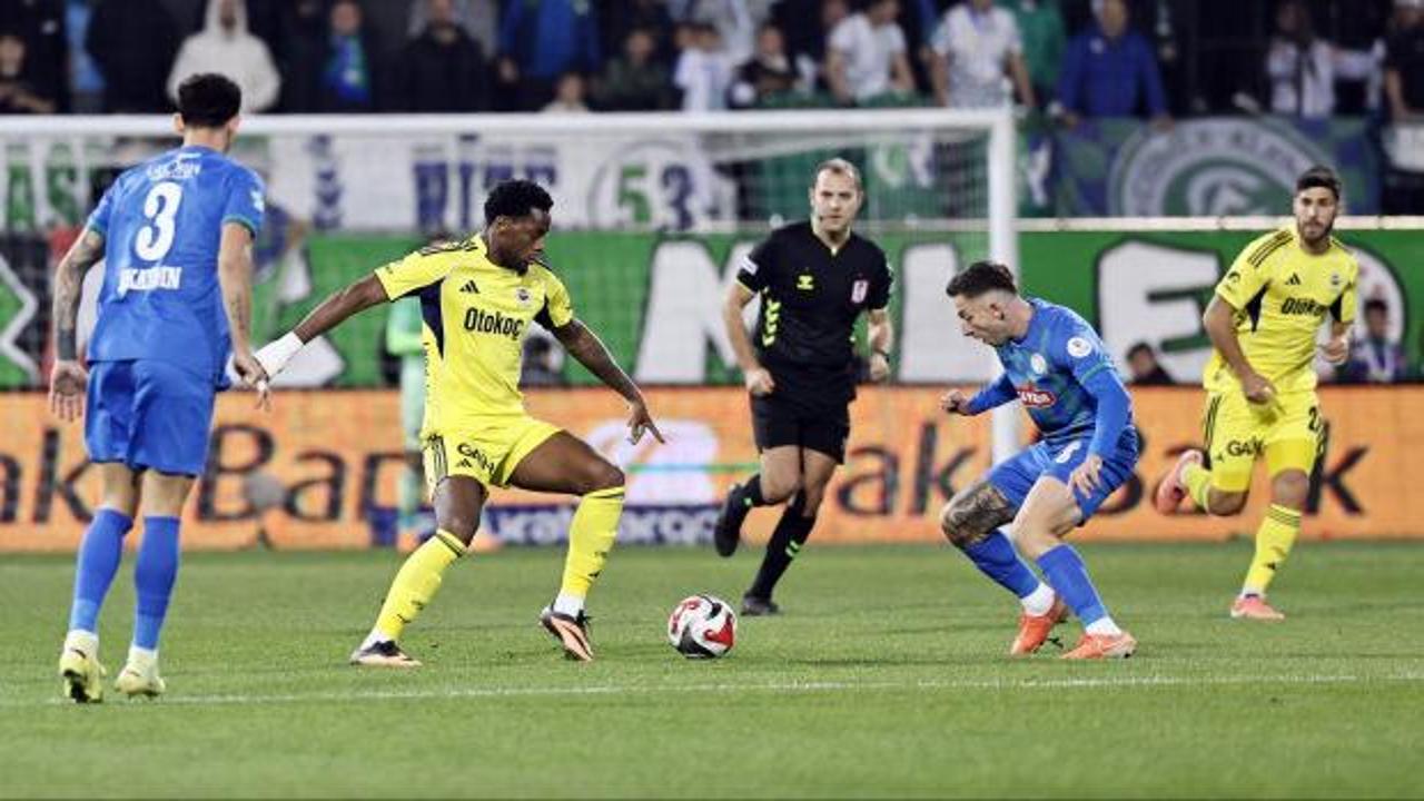 Rizespor-Fenerbahçe maçı için Trio'dan olay yorum: 3 karar da yanlış ...