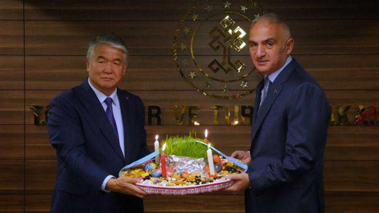 Bakan Ersoy, TÜRKSOY heyeti ile nevruzda bir araya geldi - Haber 7 GÜNCEL
