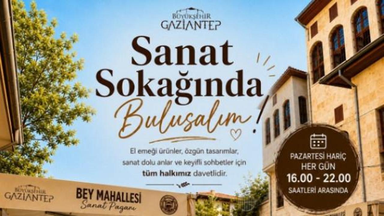 Bey Mahallesi Sanat Sokağı açıldı