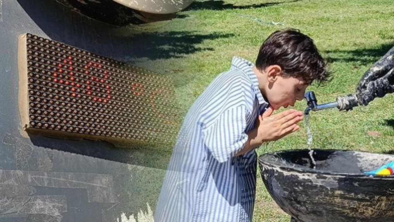 Kent kavruluyor! Termometreler 48 dereceyi gösterdi