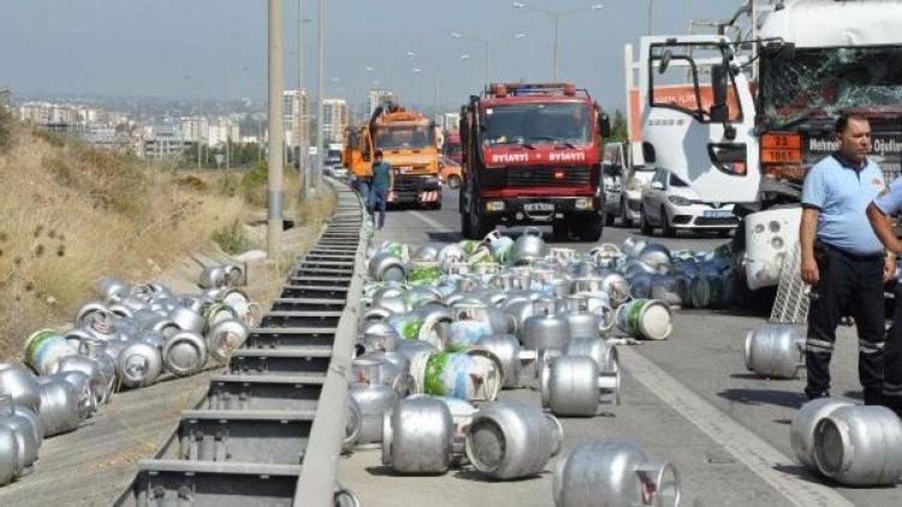 tup dolu kamyon tir a carpti guncel haberleri