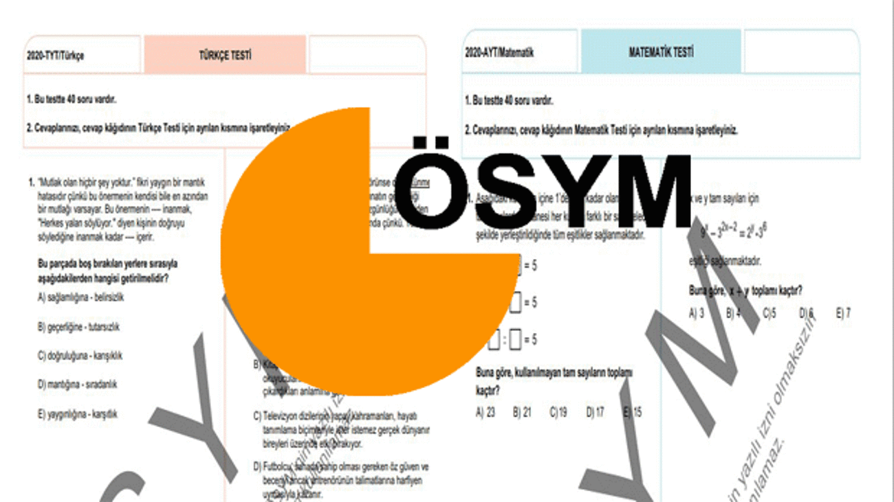2020 Yks Soru Ve Cevaplari Erisime Acildi Tyt Ayt Ve Ydt Cevap Anahtari Egitim Haberleri