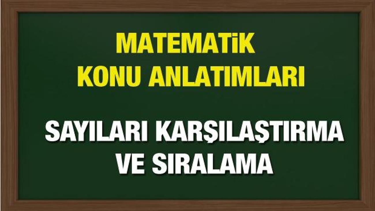 2 Sinif Matematik Dersi Konu Anlatimlari Sayilari Karsilastirma Ve Siralama Egitim Haberleri