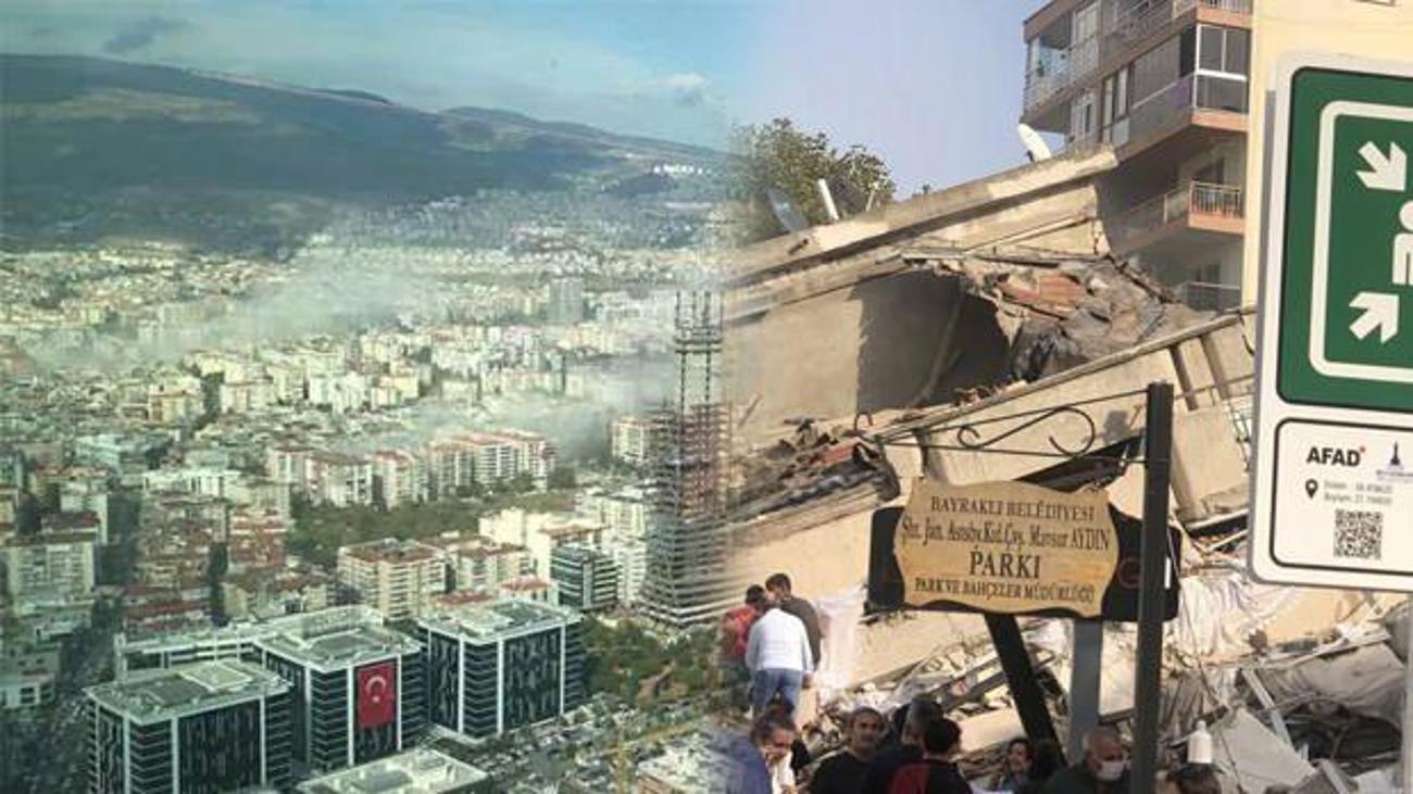 izmir deki depremden goruntuler iste 30 ekim 6 6 siddetine dayanamayip yikilan binalar guncel haberleri