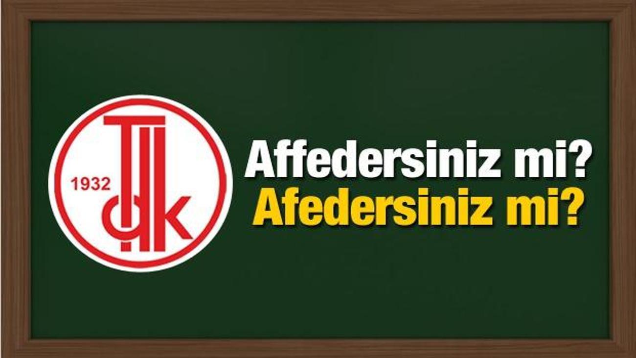 tdk sozlugune gore affedersiniz nasil yazilir affedersiniz mi yoksa aferdersiniz mi egitim ogretim haberleri