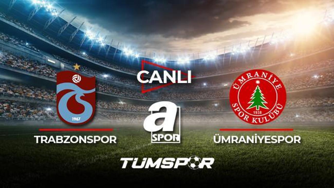 Trabzonspor Umraniyespor Maci Canli A Spor Ts Umraniye Maci Canli Skor Takip Tum Spor Haber