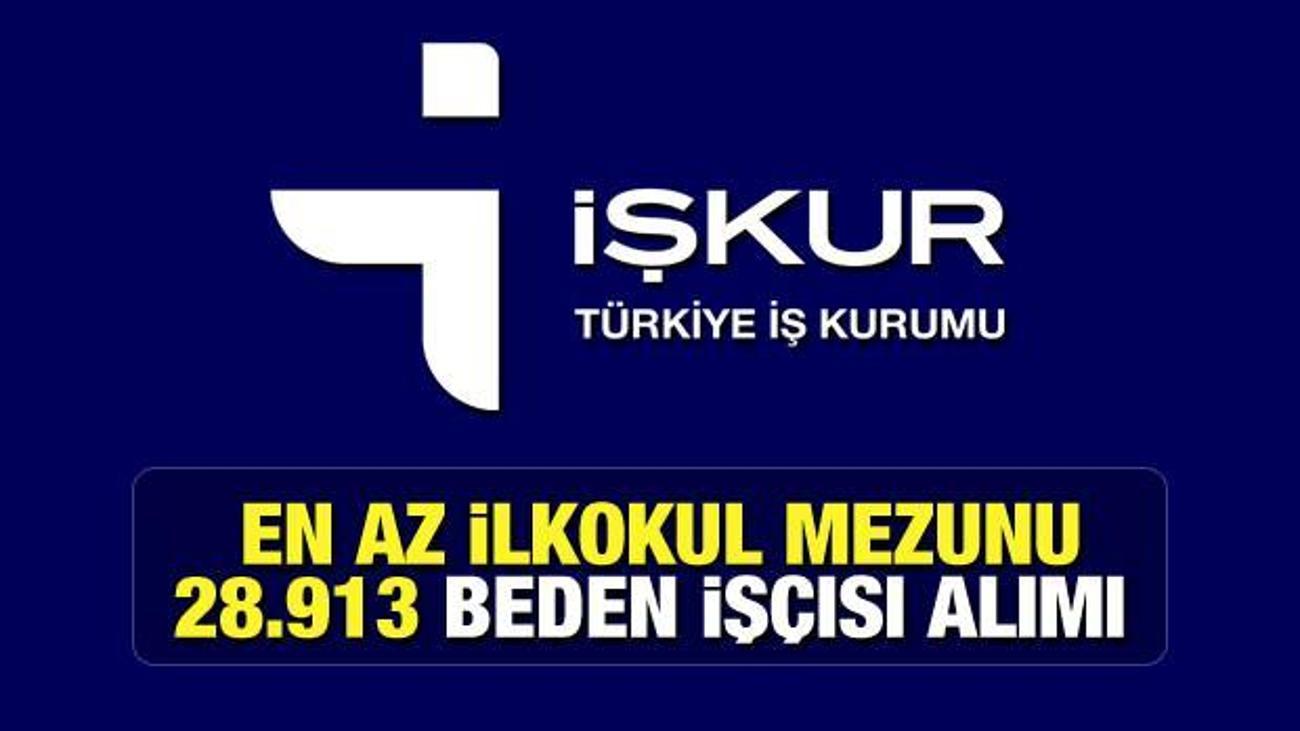 Iskur Uzerinden En Az Ilkokul Mezunu 28 913 Beden Iscisi Alimi Iskur 2021 Is Ilanlari Memur Haberleri