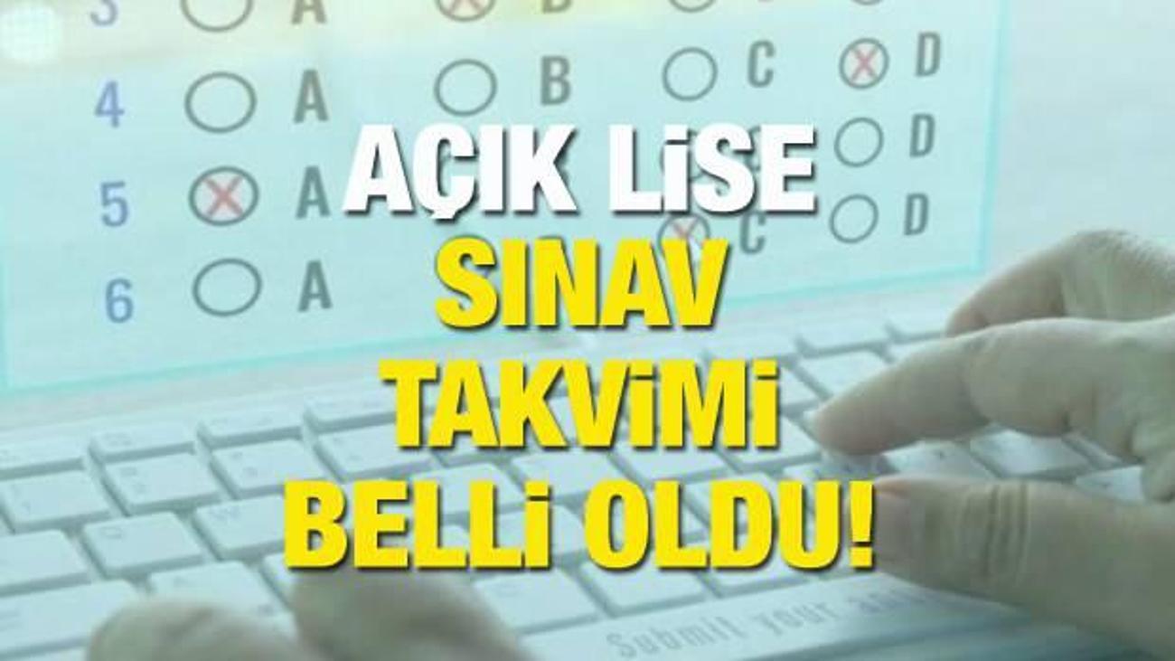 aol 1 donem sinav tarihleri aciklandi meb acik lise sinavlari internet uzerinden mi yapilacak guncel haberleri