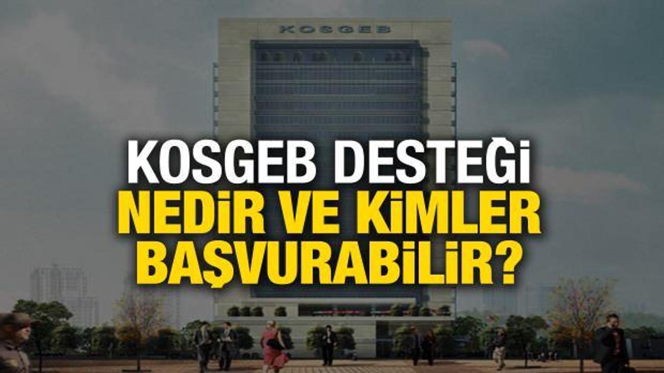 Kosgeb Destegine Nasil Basvurulur Adaylarda Aranan Sartlar Neler Guncel Haberleri