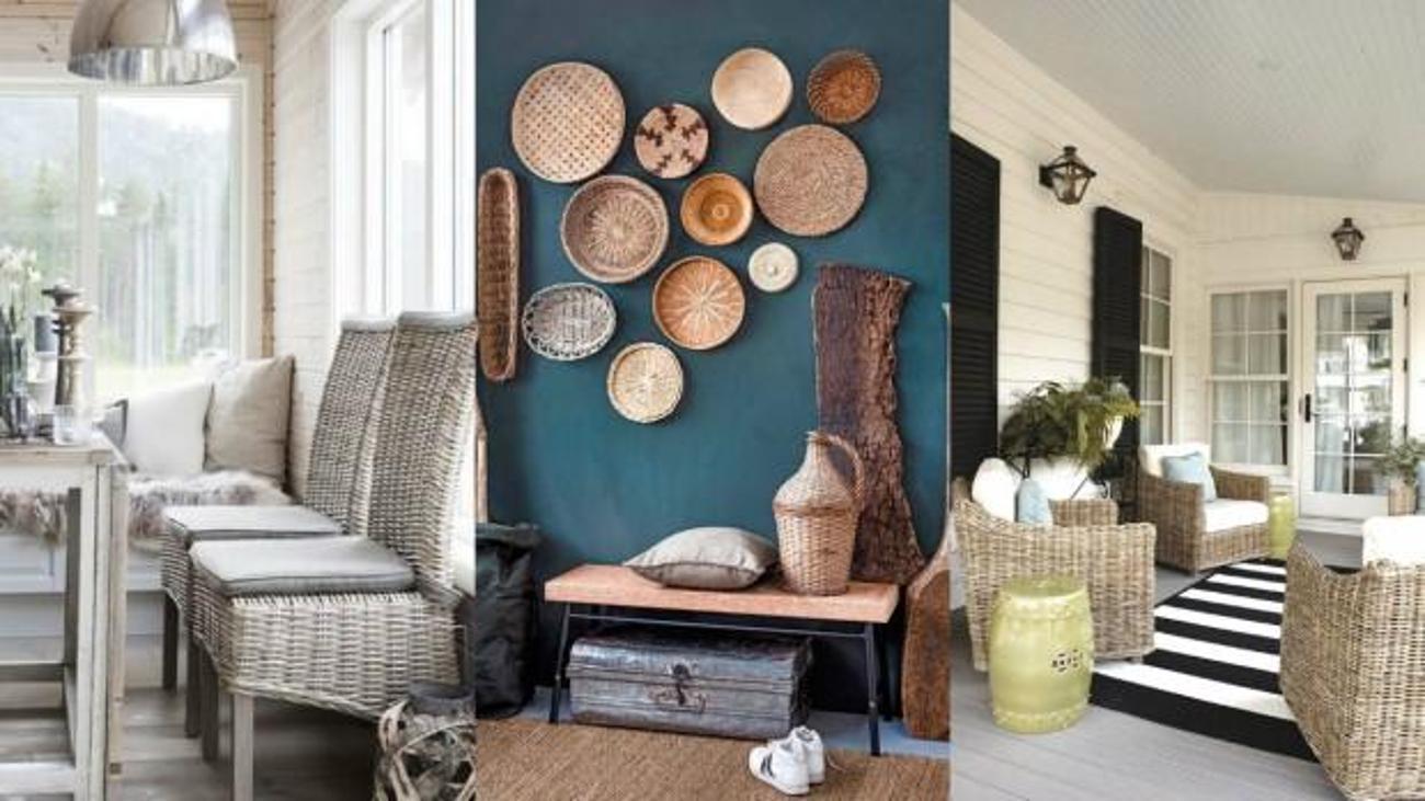 Dekorasyonda hasır mobilya trendi Dekorasyon Haberleri