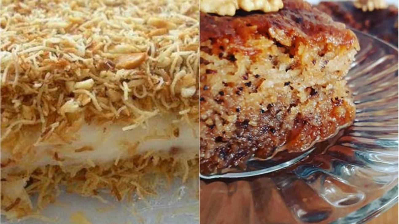 Enfes kadayıflı kek tarifi Yemek Haberleri