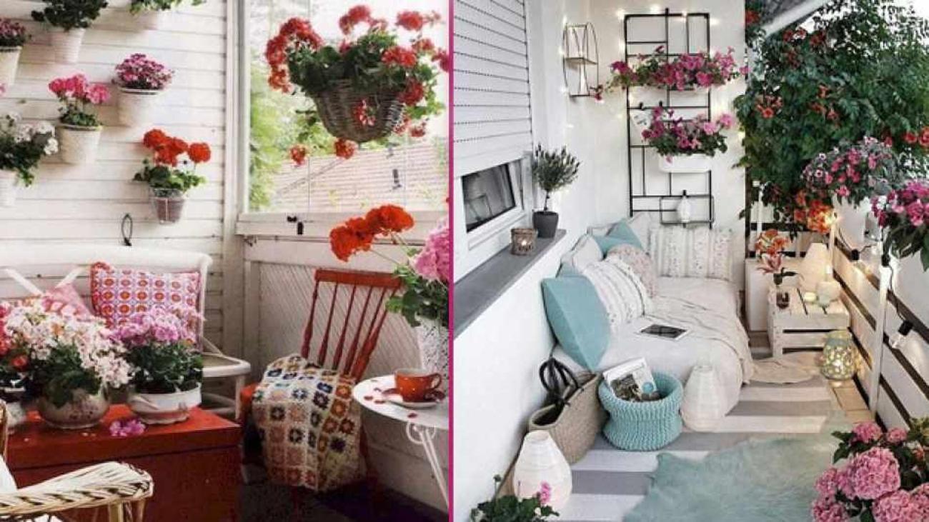 Bahar ayları için balkon dekorasyonu önerileri! Bahar ayı