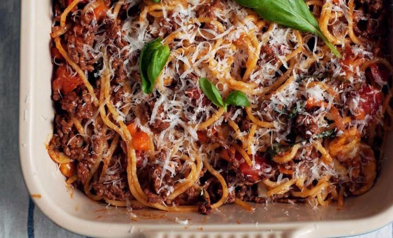 Fırında spagetti tarifi