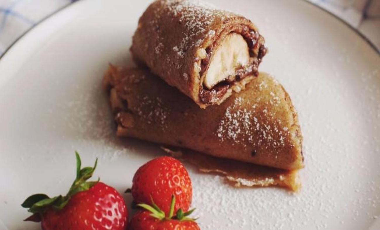 Muzlu ve &ccedil;ikolatalı krep tarifi