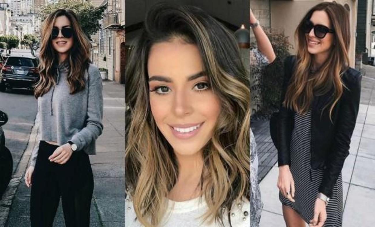 2018 yeni saç trendi sombre ile ışıltılı saçlar