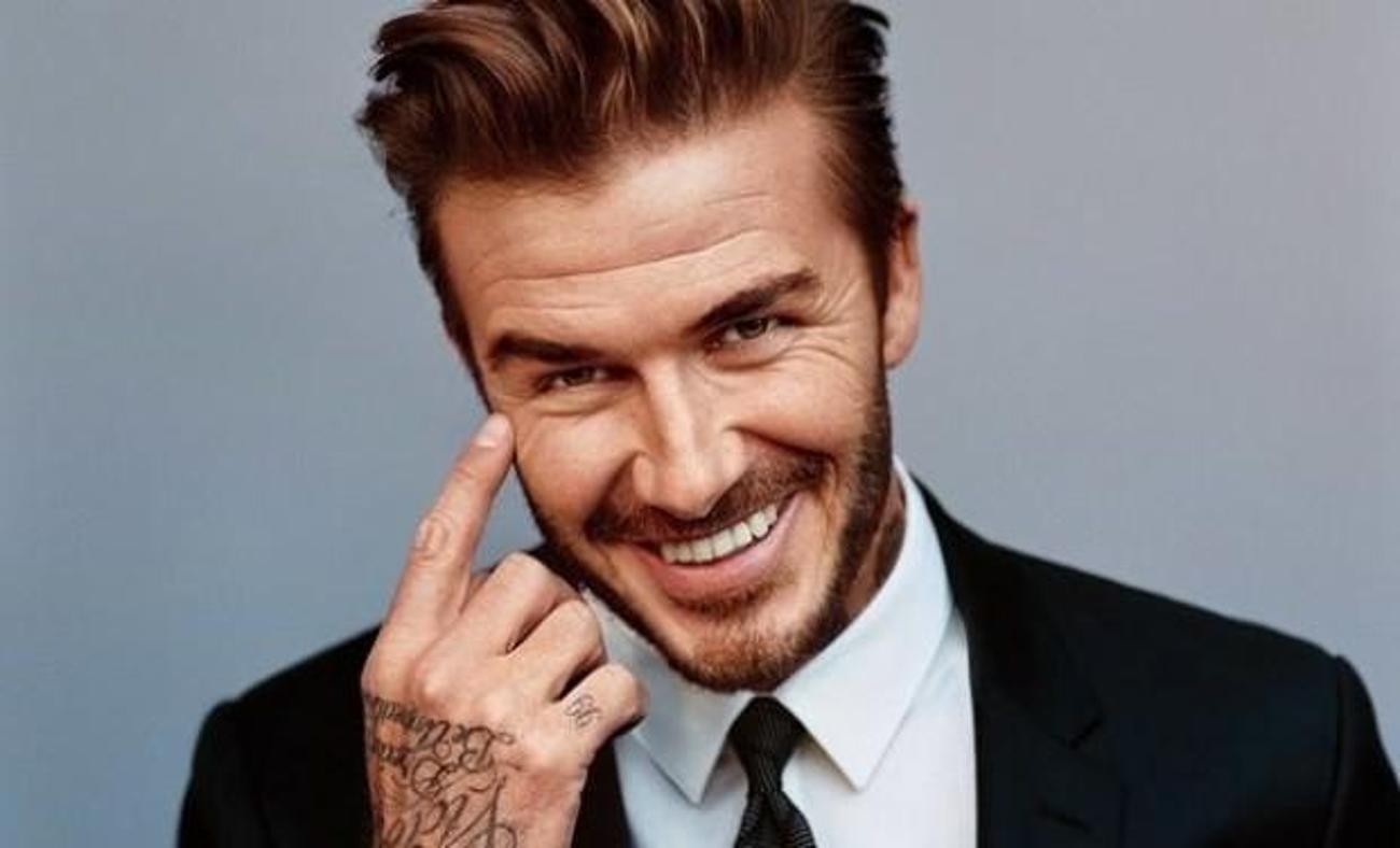 David Beckham'ın saçları dikkat çekti