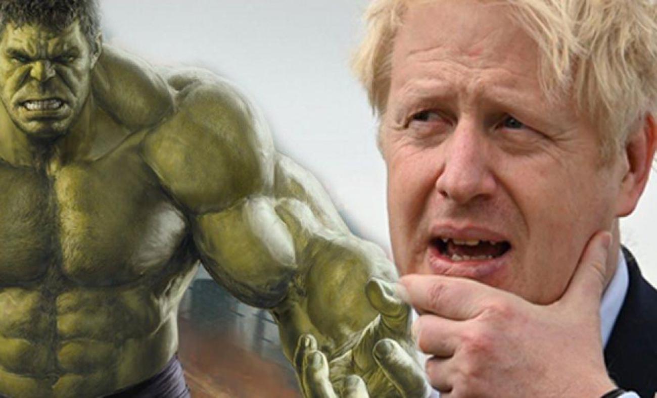 İngiltere Başbakanı Boris Johnson ülkesini Hulk'a benzetti!
