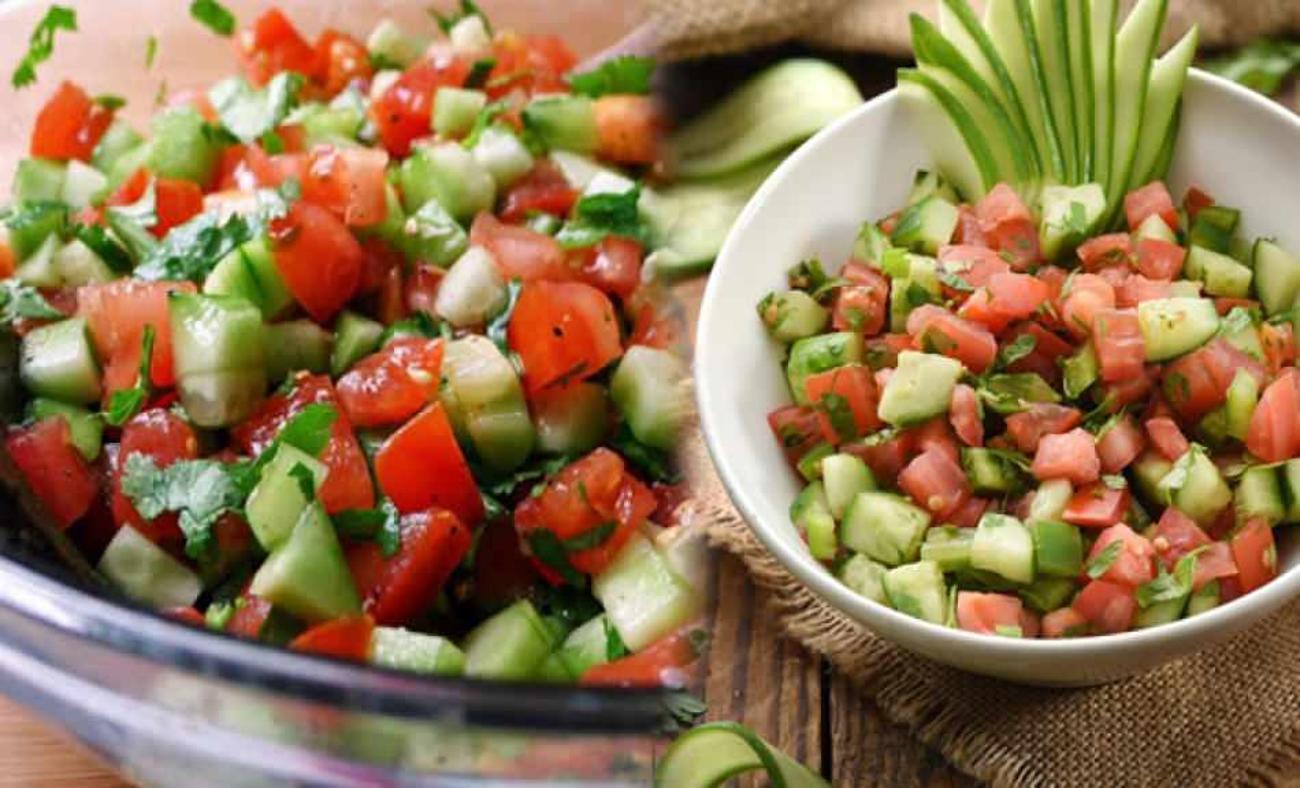 Kolay ve pratik diyet salata tarifi: Çoban salatası nasıl yapılır? 