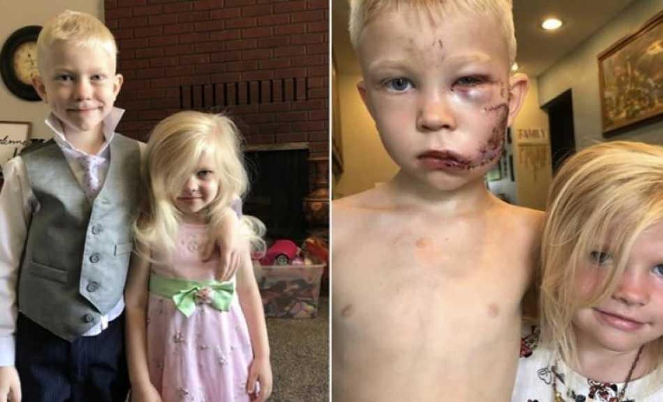 Altı yaşındaki çocuk kız kardeşini böyle kurtardı!
