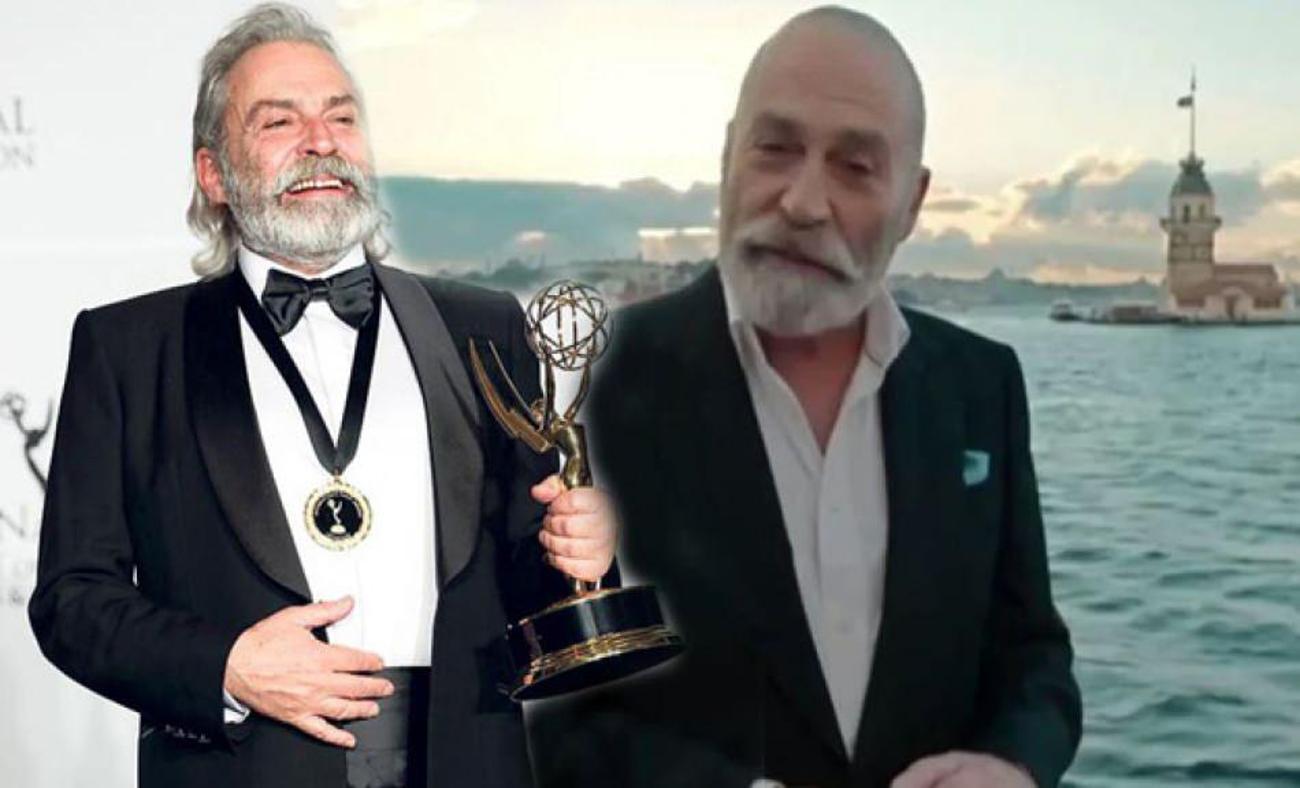 Haluk Bilginer Emmy ödülünü Kız Kulesi'nin önünde anons etti!
