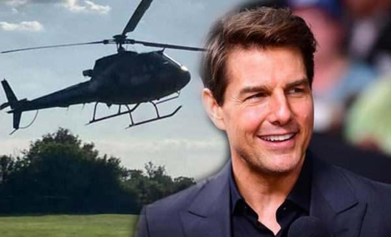 Tom Cruise helikopteriyle bir ailenin arka bahçesine indi! Görenler inanamadı