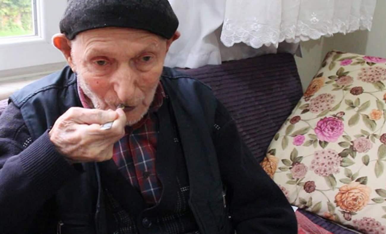110 yaşındaki Dursun Ali dede uzun ömrün sırrını anlattı