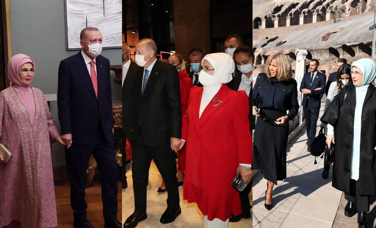 G20 Liderler Zirvesi'ne katılan Emine Erdoğan'ın Osmanlı detaylı modasına beğeni yağdı!