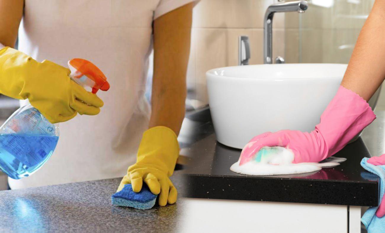 Mermer ve granit tezgah nasıl temizlenir? En kolay mutfak tezgahı temizleme yöntemleri