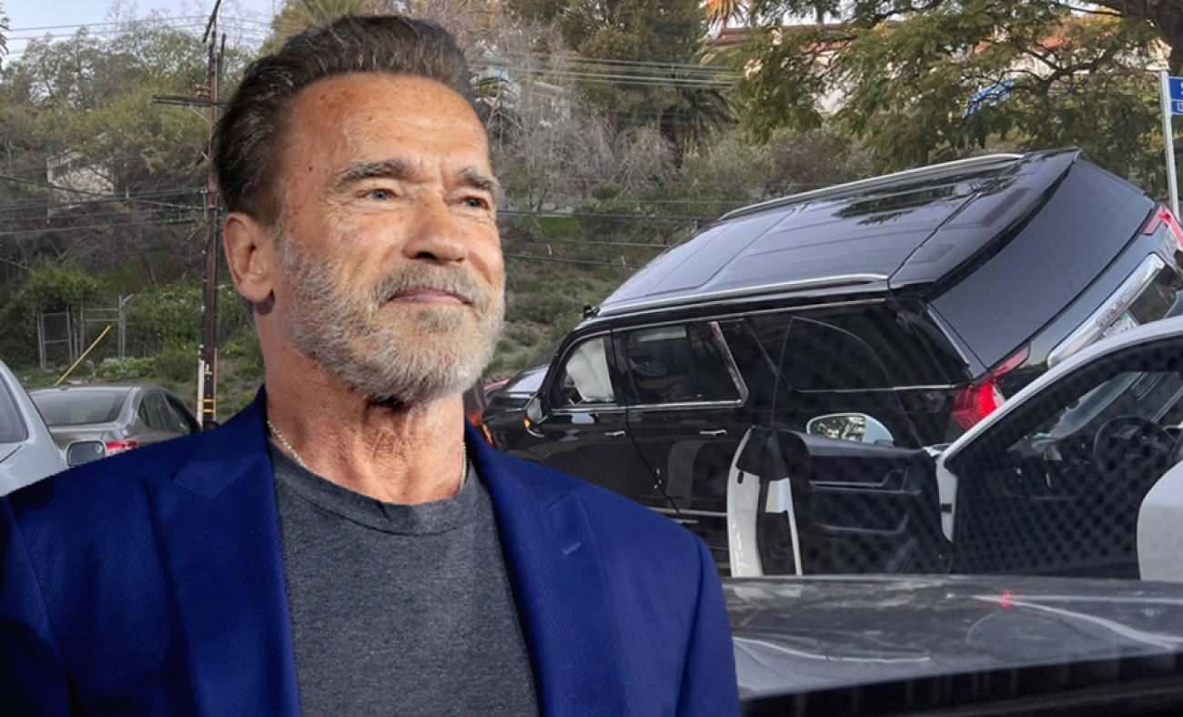 Hollywood'un efsanesi Arnold Schwarzenegger trafik kazası geçirdi!