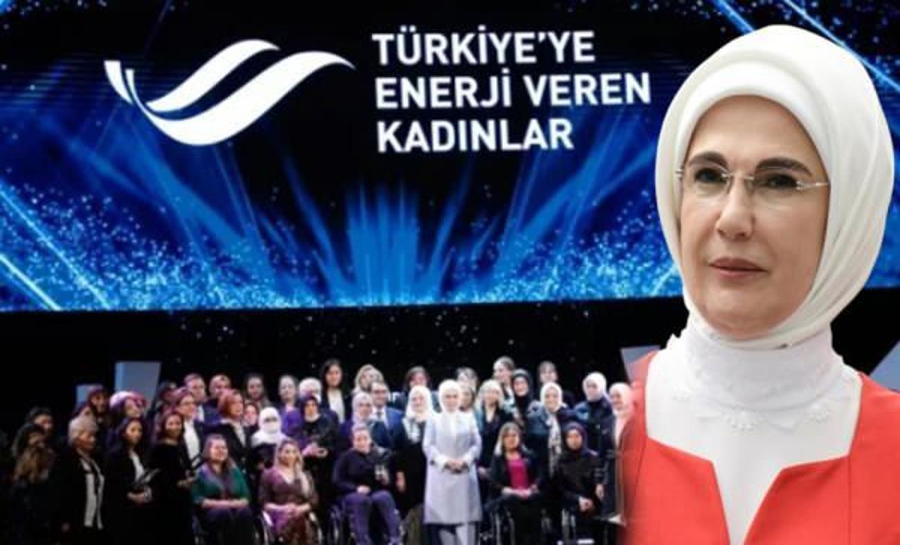 Emine Erdoğan 'Türkiye'ye Enerji Veren Kadınlar' ödül törenine katıldı!
