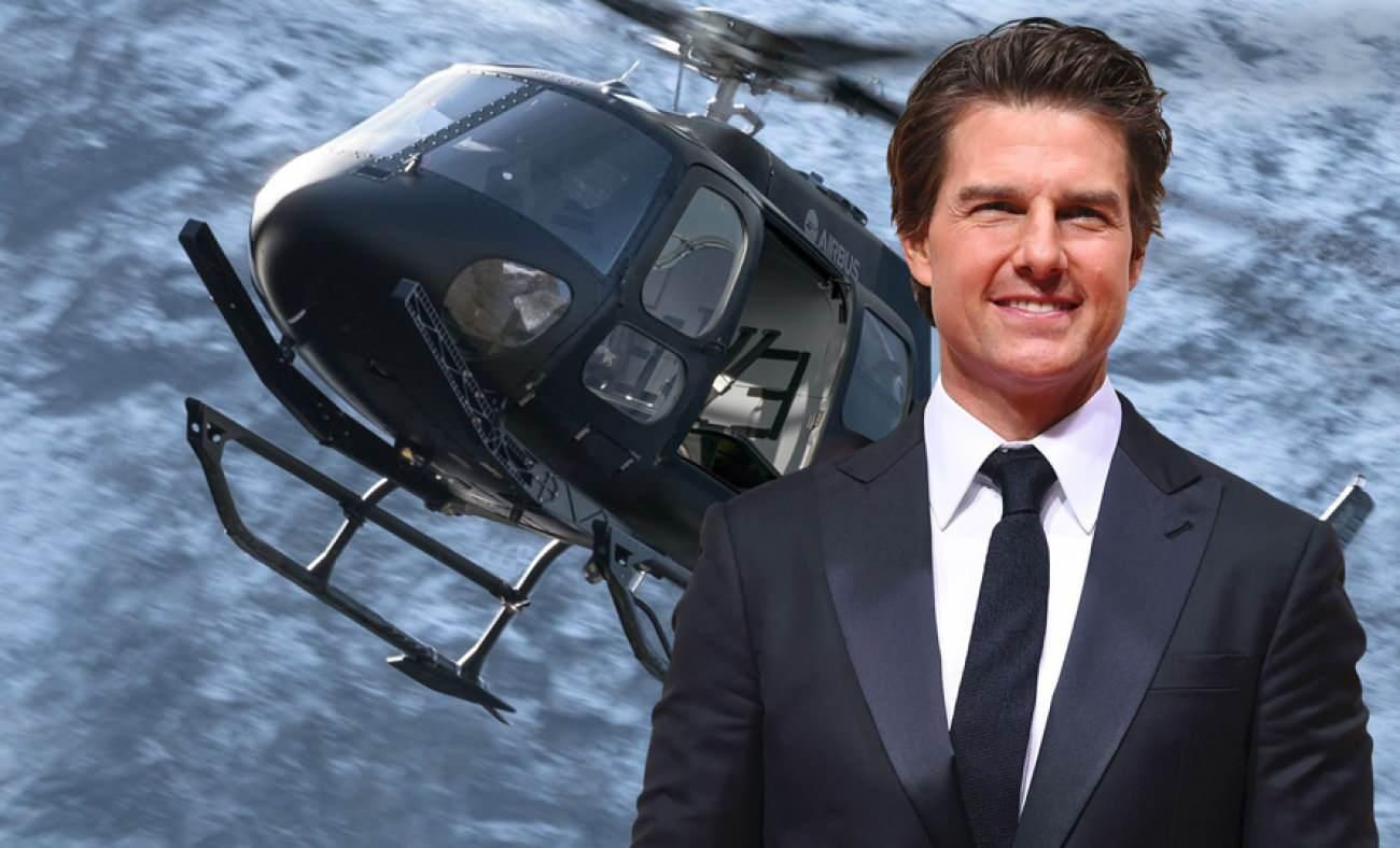 Tom Cruise Top Gun: Maverick prömiyerine kendi kullandığı helikopterle giriş yaptı!