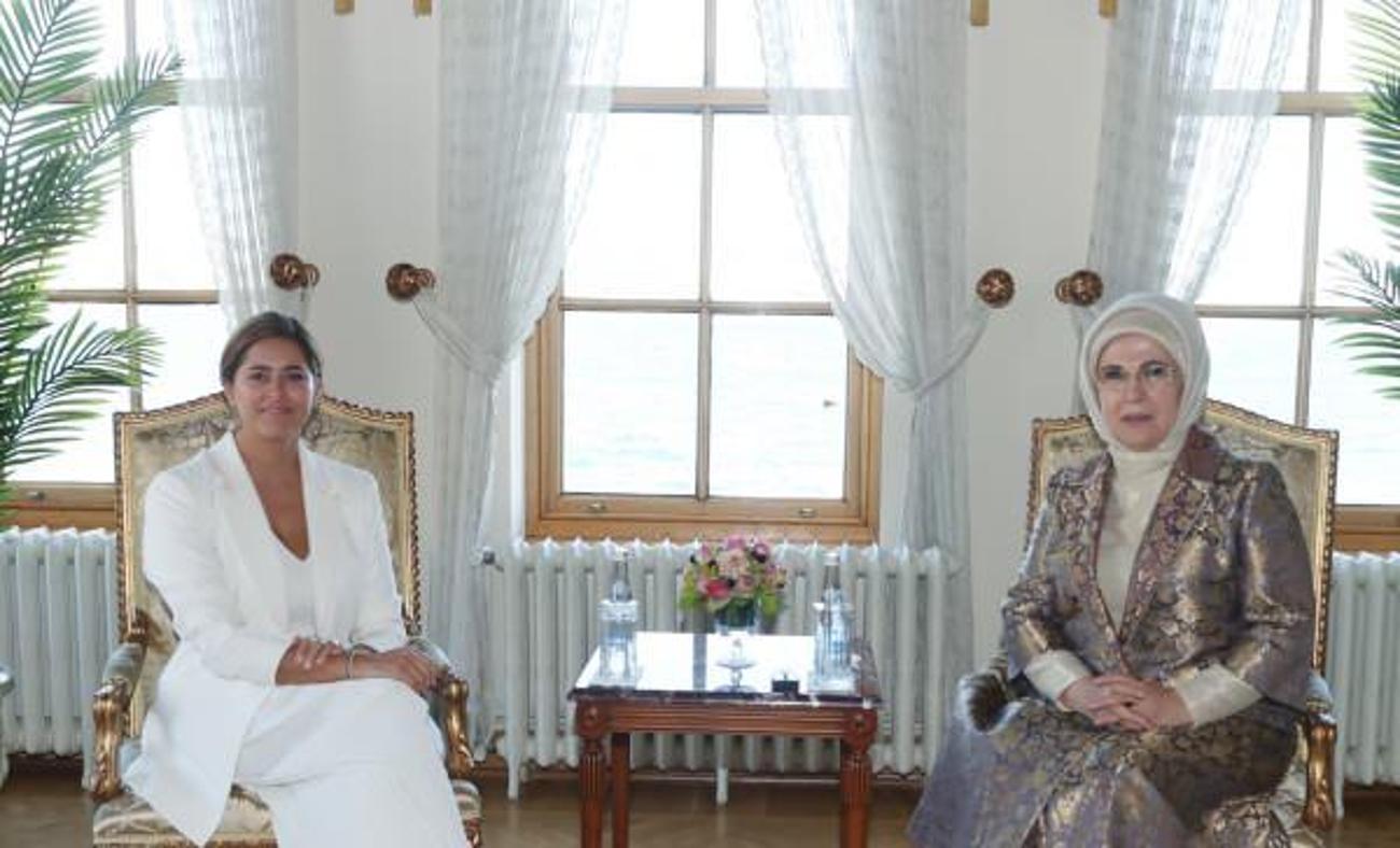 Cumhurbaşkanı Erdoğan ve eşi Emine Erdoğan'a anlamlı ziyaret!