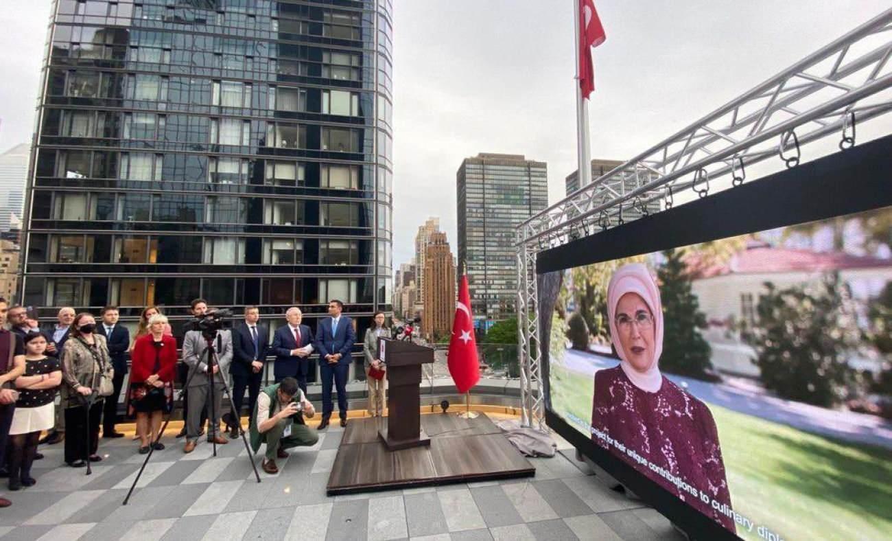 Emine Erdoğan Türk Mutfağı Haftası'nda konuştu! Türk yemekleri dünyaya tanıtıldı